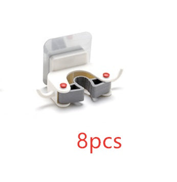 Nail-Free Wall-Mounted Mop & Broom Holder — Traceless Adhesive Clip