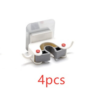 Nail-Free Wall-Mounted Mop & Broom Holder — Traceless Adhesive Clip